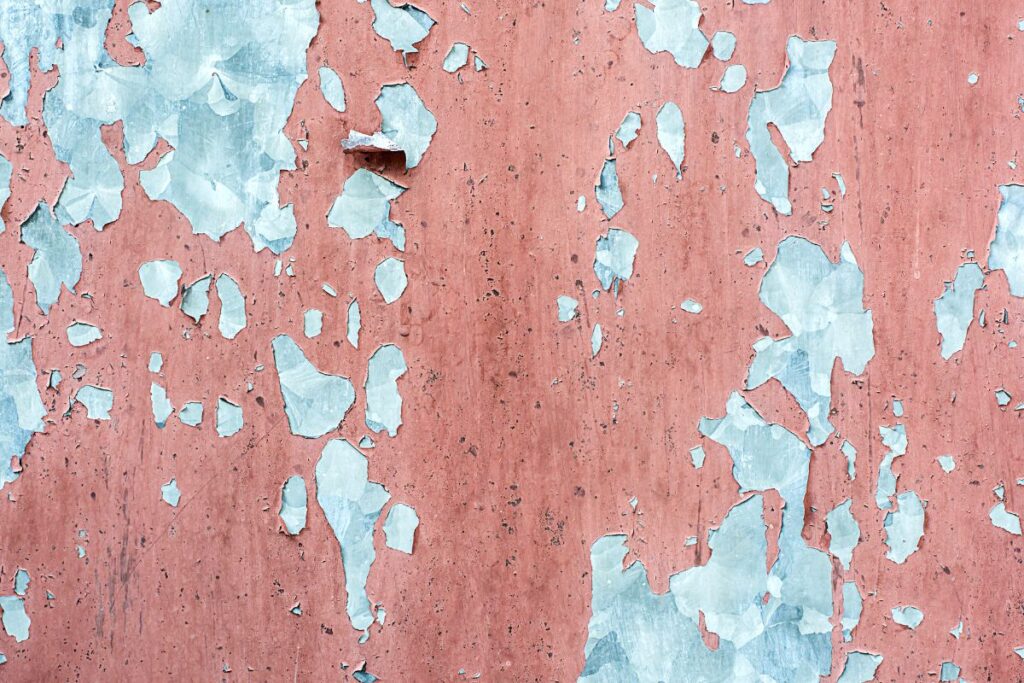 metal roof paint peeling